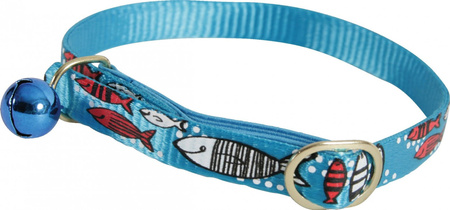 ZOLUX Obroża dla kota nylonowa Sardine 30 cm kol. turkusowy